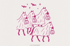 Halloween Ghost Horses PNG, Cute Trick Or Treat Animal Product Image 1