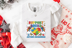 Support Squad Autism Awareness SVG - Neurodiversity Cut File Product Image 3