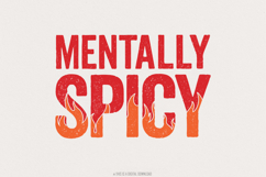 Mentally Spicy PNG, Funny Quote Shirt, Mental Health PNG, Product Image 1