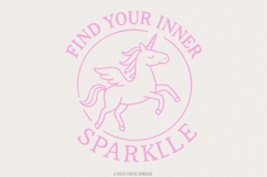 Find Your Inner Sparkle PNG, Unicorn Shirt Digital Product Image 1