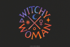 Witchy Woman PNG, Feminine Occult PNG, Mystical Celestial Product Image 1