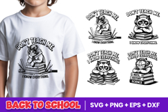 Dont Teach Me Cat Back to School SVG PNG Product Image 1