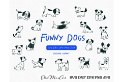 Dogs SVG Bundle, Dogs Outline svg Product Image 1