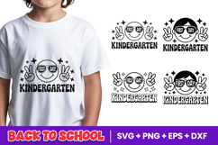 First Day Kindergarten School SVG PNG Product Image 1