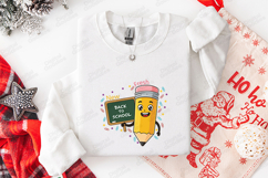 New Fresh Back to School SVG - Cute Pencil Blackboard File Product Image 3