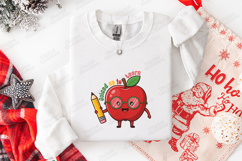 Juiced Up To Learn SVG - Cute Apple School Cut File Product Image 3