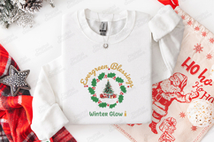 Evergreen Blessings Winter Glow Shirt SVG PNG JPG Product Image 2