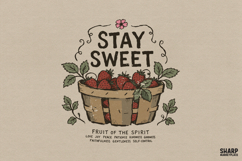 Stay Sweet Fruit Of The Spirit, Summer PNG Art For Product Image 1