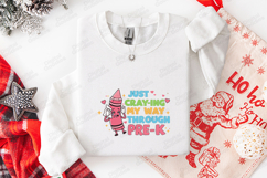 Just Craying My Way Through PreK SVG - Funny Crayon Cut File Product Image 3