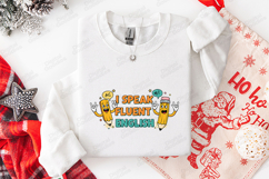 I Speak Fluent English SVG - Funny Pencil English Teacher Product Image 3