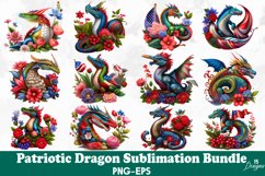 Patriotic Dragon Sublimation Bundle - Dragon Sublimation Product Image 1