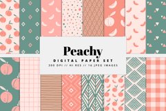 Peachy Digital Paper Product Image 1