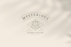 Esoteric line art beauty logotype Product Image 1