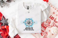Unlock The Secrets Of The Universe Science Quote Design Product Image 3