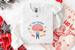 Tiny Human Big Brain SVG - Science &amp; Math Student Cut File Product Image 3