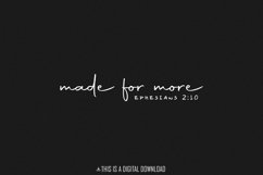 Made for More png Png, Jesus png, Christian png, Religious Product Image 1