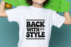 Back With Style Back To School SVG PNG Product Image 2