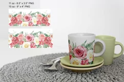 Blossom Mugs Sublimation Designs PNG, 11 & 15oz mug Product Image 2