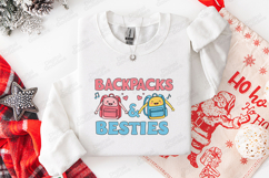 Backpacks &amp; Besties SVG - Kawaii School Friends Cut File Product Image 3