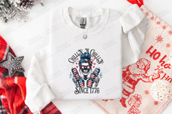 Chillin' Since 1776 SVG - Patriotic Skeleton 4th of July Product Image 3