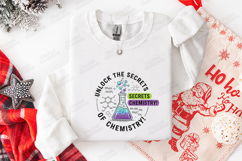 Unlock The Secrets Of Chemistry Science Quote Design Product Image 3