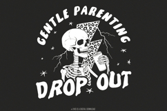 Gentle Parenting Drop Out Png, Sublimation Design Product Image 1