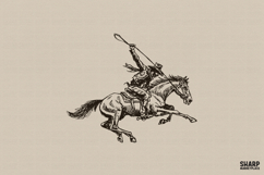 Frontier Horse Rider PNG, Western PNG, Trendy PNG, Vintage Product Image 1
