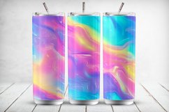 Rainbow Holographic Seamless Tumbler Wrap Sublimation, 20 oz Product Image 1