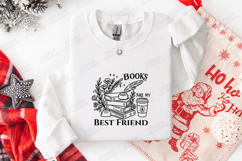 Books Are My Best Friend SVG Gothic Bookish Coffee Cut File Product Image 3