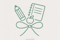 Back To School PNG, Teacher Appreciation Gift, Apple Pencil Product Image 1