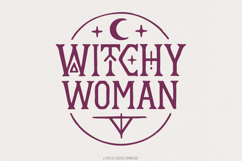 Witchy Woman PNG, Mystical Boho Halloween PNG, Retro Witchy Product Image 1
