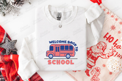 Welcome Back to School SVG - Cute School Bus Teacher Clipart Product Image 3