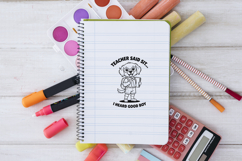 Teacher Said Sit I Heard Good Boy SVG PNG Product Image 3