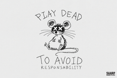 Play Dead To Avoid Responsibility PNG, Trendy PNG, Shirt Product Image 1