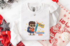 Tiny But Kindergarten Boss SVG - Cute Back to School File Product Image 3