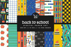 16 Back to School Seamless Patterns Product Image 1