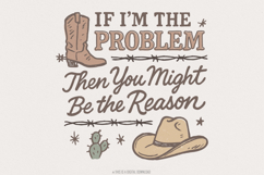 If I&#039;m The Problem PNG, Country Music Download, Nashville Product Image 1