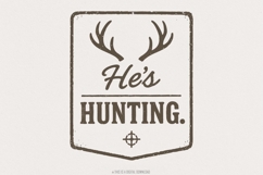He’s Hunting. Antlers Art PNG, Hunting, Hunting PNG, Deer Product Image 1