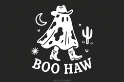 Boo Haw PNG, Cowboy Ghost png, Halloween png, Funny Product Image 1