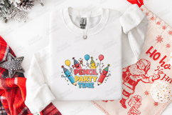 Pencil Party Time SVG - Kawaii School Stationery Celebration Product Image 3