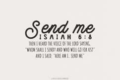Send Me Png, Christian png, Your 41 Is Coming, Isaiah 6:8 Product Image 1