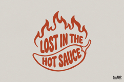 Lost In The Hot Sauce Funny PNG, Trendy PNG, Shirt PNG, Product Image 1