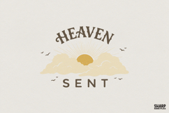 Heaven Sent PNG, Angelic Clouds Digital Design, Product Image 1