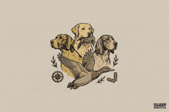 Duck Hunting Dogs PNG, Western PNG, Shirt PNG Vintage Bird Product Image 1