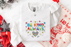 Be Kind Always SVG Retro Autism Awareness Puzzle Heart File Product Image 3