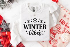 Winter Vibes SVG, Christmas Snowflake PNG Product Image 3