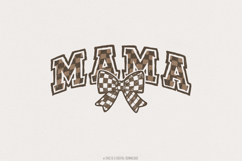 Checkered Mama PNG, Digital Download, Trendy Mama Product Image 1