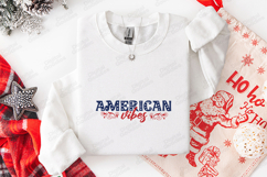 American Vibes SVG - Patriotic USA Stars &amp; Stripes Cut File Product Image 3