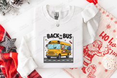 Back To The Bus SVG - School Bus Driver Student Cut File Product Image 3