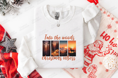 Into the Woods Christmas SVG | Mountain Forest Winter Art Product Image 3